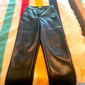 Aritzia Babaton Faux Leather Pants - Size 4